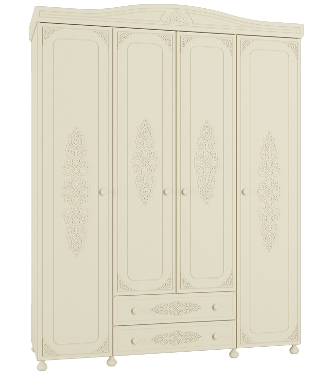 Фото Шкаф Ассоль плюс АС-28 (173) четырехдверный от производителя Компасс в Крыму по цене 71&nbsp;310 ₽