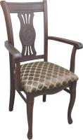 Фото  стул №7 (с подлокотником) (мягкий) производитель Алина мебель