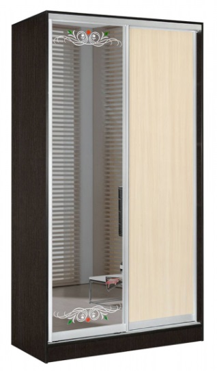 Фото Шкаф-купе Оскар 1.7 (1,2х0,6х2,3 - 2 двери) от производителя Мебель Маркет в Крыму по цене 42 120 ₽