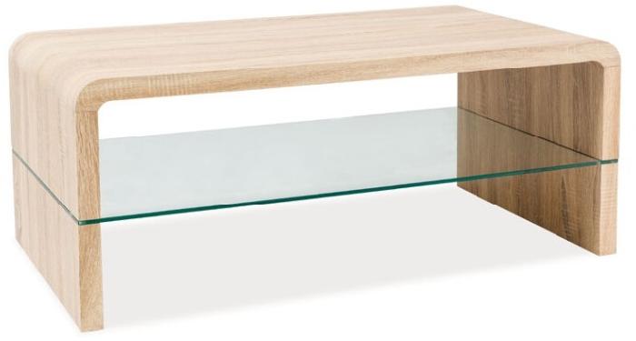 Стол журнальный Signal Rica (мдф, мдф-дуб сонома,  дуб сонома (Signal) ) Стол журнальный Signal Rica (мдф, мдф-дуб сонома,  дуб сонома (Signal) )