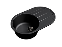 Мойка Ewigstein elegant 50F (ГР 762х480хh200) (шир.ящ.min 500) (Цвет мойки черный) в Крыму от производителя в интернет магазине Планета Комфорта Мойка Ewigstein elegant 50F (ГР 762х480хh200) (шир.ящ.min 500) (Цвет мойки черный) в Крыму от производителя