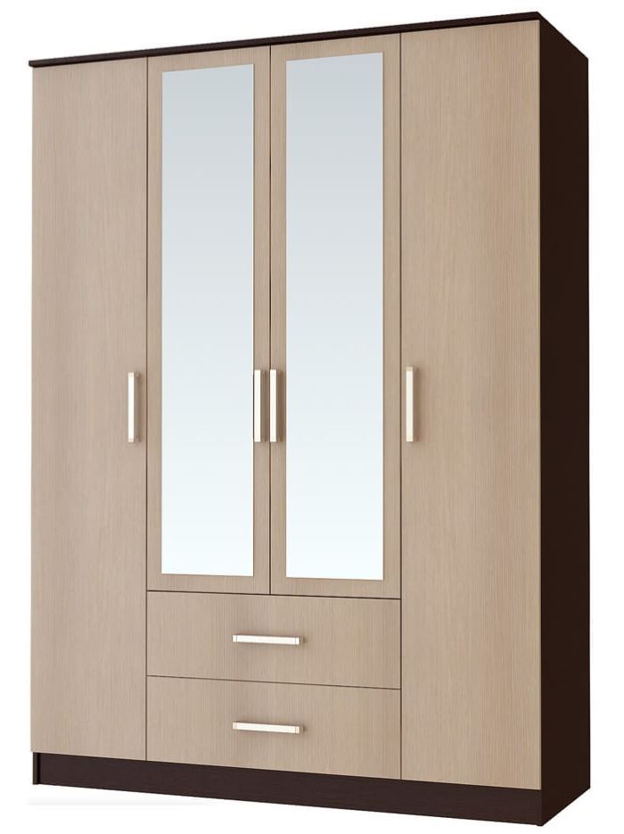 Фото Шкаф Фиеста (160) четырехдверный от производителя БТС  в Крыму по цене 15&nbsp;590 ₽