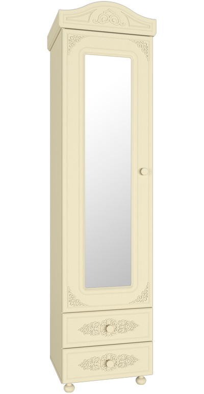 Фото Шкаф-пенал Ассоль плюс АС-1 с зеркалом от производителя Компасс в Крыму по цене 28&nbsp;310 ₽