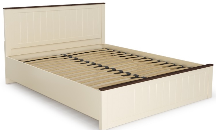 Фото Кровать двуспальная Прованс 37.24-02 (СМ 160х200) с ортопедическим основанием от производителя Олмеко в Крыму по цене 23 230 ₽