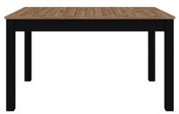 Стол обеденный Loft STO (мдф, лдсп-дуб вотан,  черный (Black Red White (БРВ)) ) в Крыму от производителя в интернет магазине Планета Комфорта Стол обеденный Loft STO (мдф, лдсп-дуб вотан,  черный (Black Red White (БРВ)) ) в Крыму от производителя