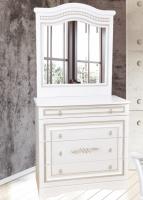Фото mebel-dlya-gostinits комод афродита (с зеркалом) производитель Алина мебель