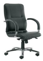 Кресло для руководителя Стар (Star) steel LB (алюминий) (Материал обивки: экокожа, цвет обивки: есо-1 (Новый стиль) ) в Крыму от производителя 