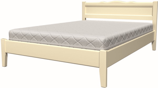 Фото Кровать двуспальная Карина-7 (СМ 140х200) без основания с универсальными царгами от производителя Браво-мебель в Крыму по цене 14 520 ₽