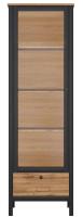 Шкаф Loft REG1W1S (дуб вотан, дуб вотан-черный (Black Red White (БРВ)) ) в Крыму от производителя в интернет магазине Планета Комфорта Шкаф Loft REG1W1S (дуб вотан, дуб вотан-черный (Black Red White (БРВ)) ) в Крыму от производителя