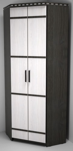 Фото Шкаф Ольга-13 (80) угловой  от производителя Фант-мебель в Крыму по цене 12&nbsp;040 ₽