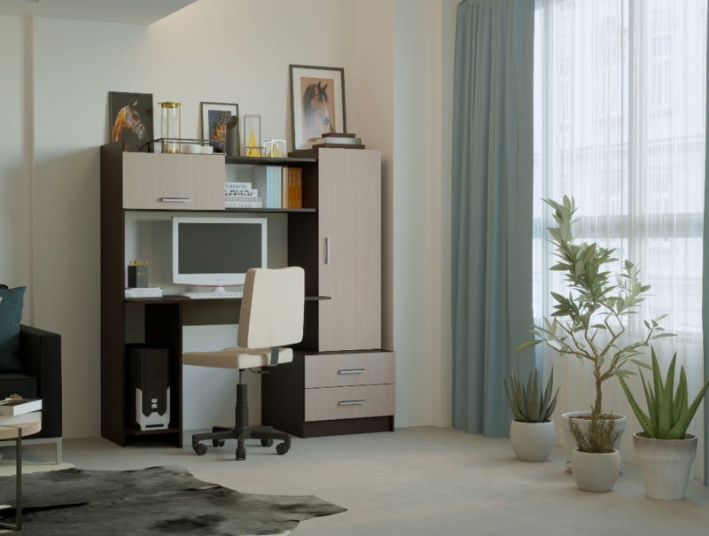 Фото Стол компьютерный ПКС-7 (1,5) от производителя ПАМИР в Крыму по цене 11&nbsp;440 ₽