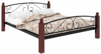Кровать двуспальная Вероника Lux Plus (СМ 180х190) трубка металл в интернет магазине Планета Комфорта Фото derevyannye-krovati кровать двуспальная вероника lux plus (см 180х190) трубка металл производитель Милсон