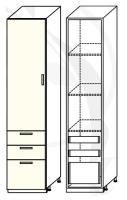 Фото  кухня диана-4 (лдсп) шкаф 400 (шп-1) производитель Фант-мебель