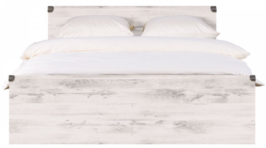 Фото Кровать двуспальная Индиана JLOZ (СМ 160х200) без основания от производителя Black Red White (БРВ) в Крыму по цене 17&nbsp;850 ₽