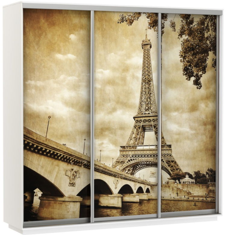 Фото Шкаф-купе Экспресс Трио Фото (2,1х0,6х2,4 - 3 двери) от производителя Мебельная компания Е1 в Крыму по цене 56 220 ₽