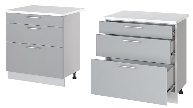 Фото Кухня Бронкс стол-рабочий Н-83 от производителя Леко в Крыму по цене 9&nbsp;630 ₽