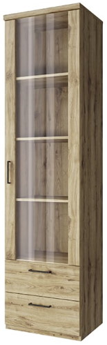 Фото Шкаф с витриной 1V2S Дорсет (Doorset) от производителя Анрэкс в Крыму по цене 16 980 ₽