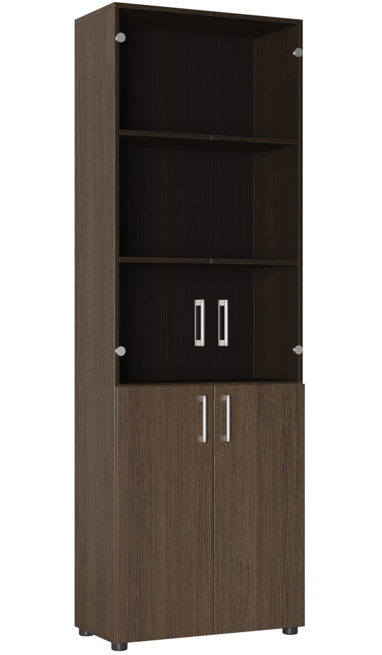 Фото Шкаф со стеклом Офис ОФ-303К от производителя Компасс в Крыму по цене 16&nbsp;360 ₽