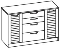 Фото  комод комбинированный прованс производитель Ставрополь Мебель