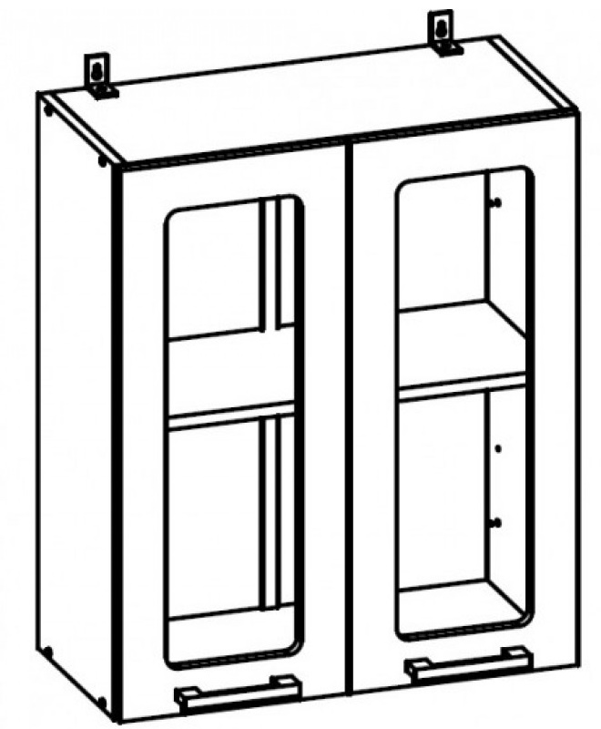 Фото Кухня Волна шкаф навесной Ш700с (72) от производителя SV-мебель в Крыму по цене 6 710 ₽