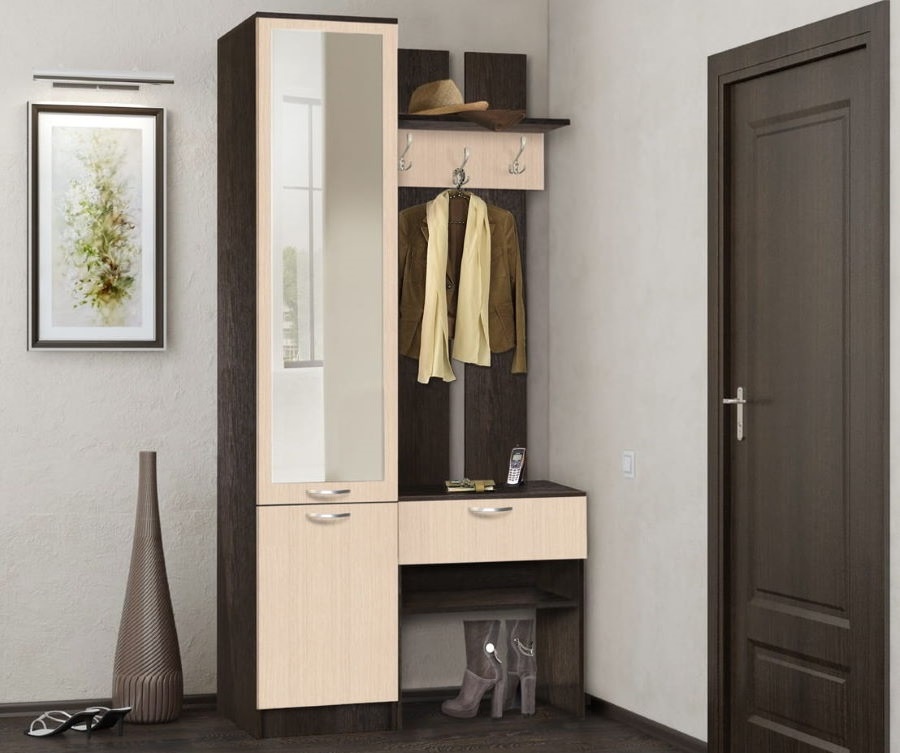 Фото Прихожая Иннэс-3 (левая) от производителя Диал в Крыму по цене 7&nbsp;650 ₽