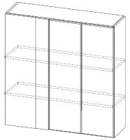 Фото  кухня венеция шкаф навесной ш1000у (91,2) производитель SV-мебель