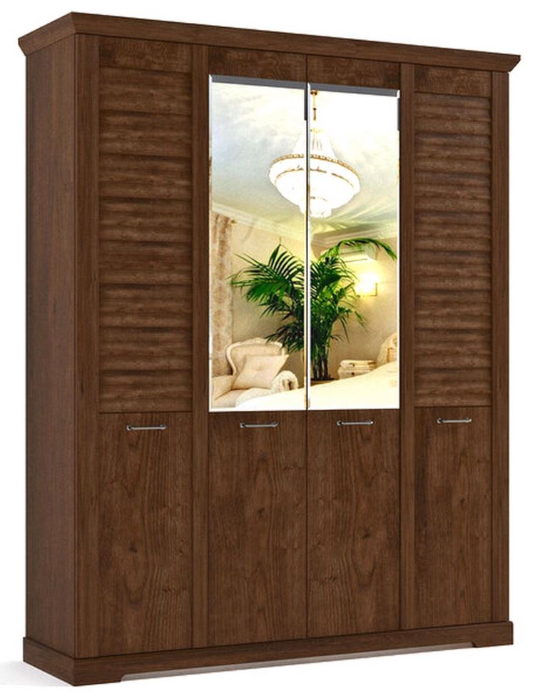 Фото Шкаф Кантри (186) четырехдверный от производителя СБК в Крыму по цене 36&nbsp;180 ₽