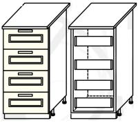 Фото kukhnya-diana-4-provans-fant кухня диана-4 прованс шкаф-стол 400 (шн-48l) производитель Фант-мебель