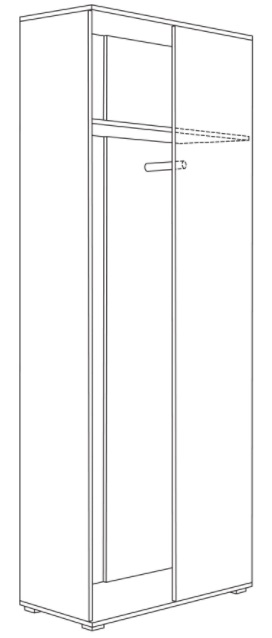 Фото Шкаф для одежды 13.137 Куба от производителя Моби в Крыму по цене 12 960 ₽