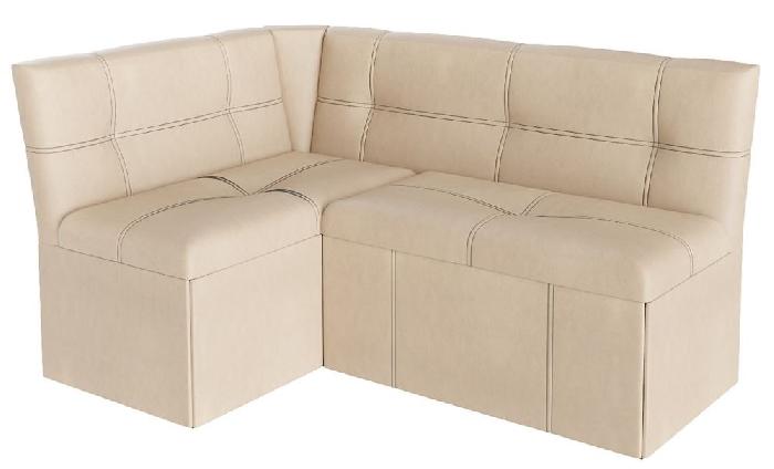 Кухонный уголок Квадро Тип 3 исп.2 (7) (каркас скрытый, кожзам бежевый (Бон-мебель) )