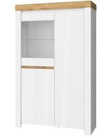 Фото  шкаф с витриной 1v2d таурус (taurus) производитель Анрэкс