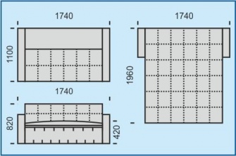 Фото Диван Вери (1,65м) от производителя НТКО в Крыму по цене 50 570 ₽