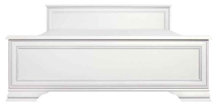 Кровать двуспальная Kentaki S320-LOZ (СМ 140х200) без основания ( 140х200 , ЛДСП/МДФ , белый  , без подъемного мех. , без ящиков , без матраса (Black Red White (БРВ)) )