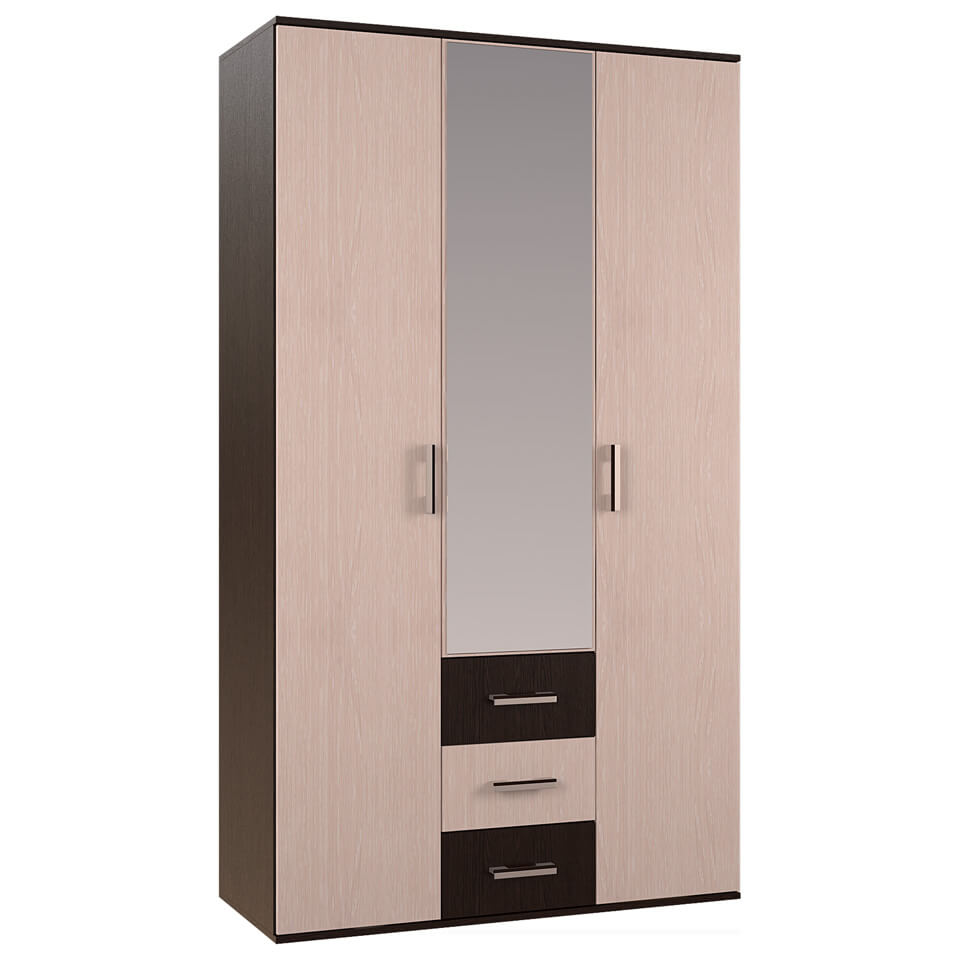 Фото Шкаф Белла (120) трехдверный  от производителя БТС  в Крыму по цене 13&nbsp;310 ₽