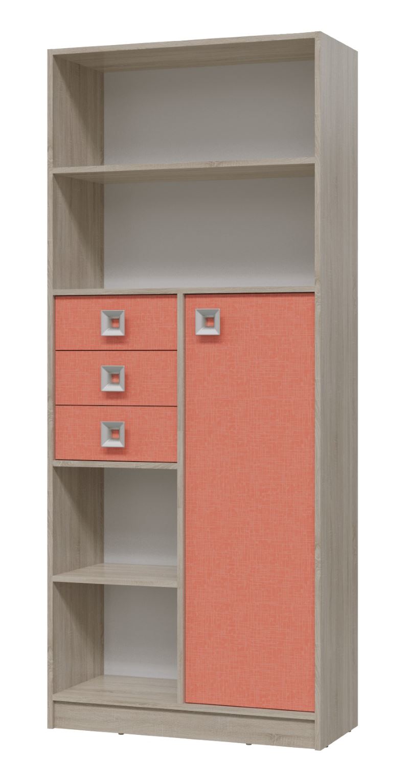 Фото Шкаф-стеллаж Сити с ящиками от производителя Гранд Кволити в Крыму по цене 13&nbsp;560 ₽