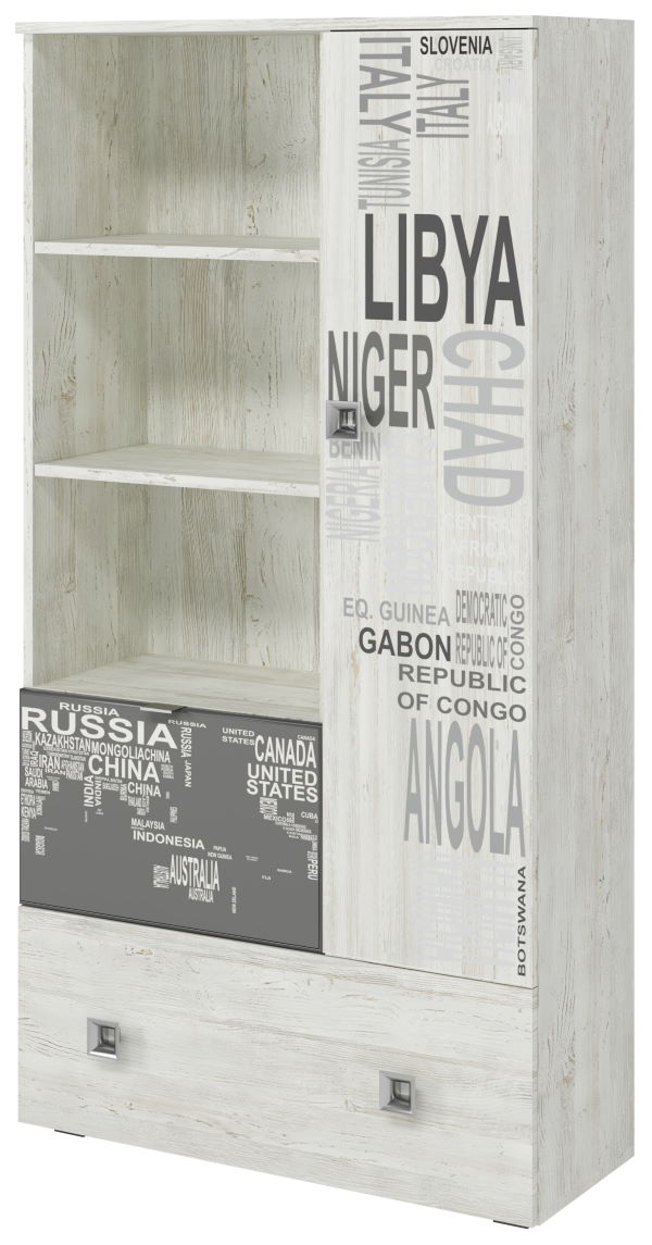 Фото Шкаф книжный Поло от производителя Регина в Крыму по цене 9&nbsp;430 ₽