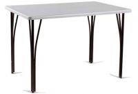 Стол обеденный Граф (металл, мдф-ясень серебро,  медный антик (Бител) ) в Крыму от производителя 