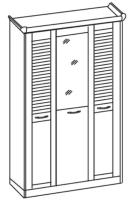 Шкаф трехдверный
