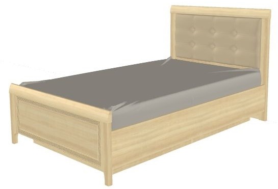 Фото Кровать односпальная Карина КР-1031 (СМ 120х200) с подъемным механизмом от производителя Лером в Крыму по цене 40 130 ₽