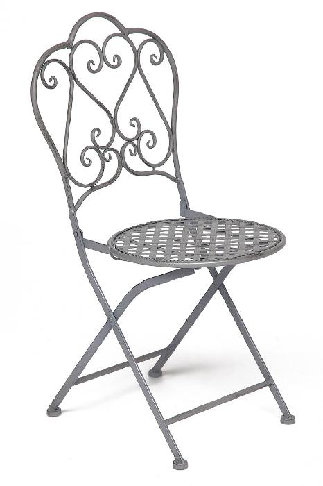 Стул Лав чэйр (Love chair) ( Обивка стула:металл, античный серый (Tetchair) )