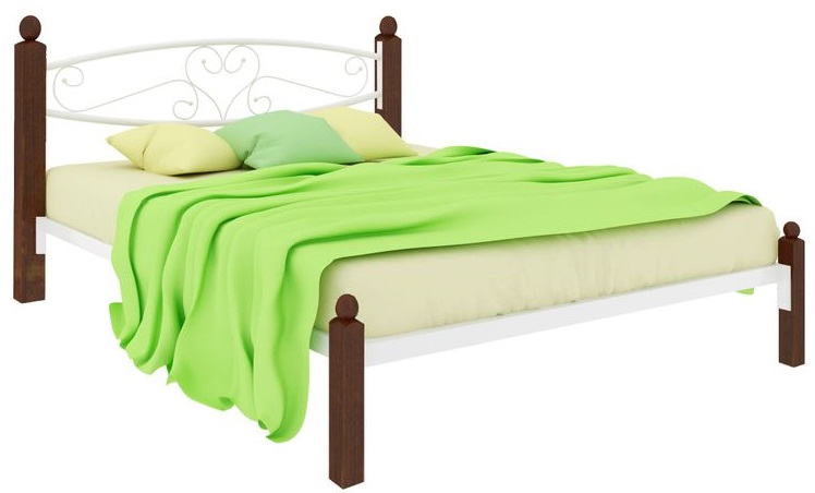 Фото Кровать односпальная Каролина Lux (СМ 120х200) трубка металл от производителя Милсон в Крыму по цене 18 400 ₽