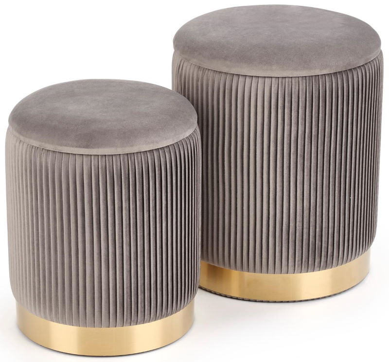 Фото Комплект Halmar Monty (2 пуфа) от производителя Halmar  в Крыму по цене 11&nbsp;440 ₽