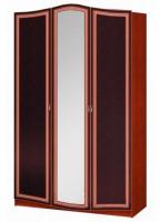 Фото  шкаф оникс шр-3 (133) с зеркалом трехдверный производитель Браво-мебель
