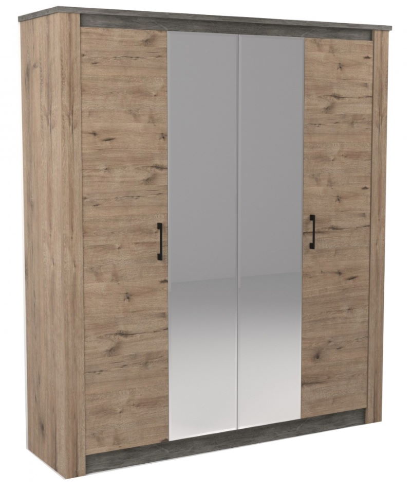 Фото Шкаф Денвер 2300 (192) четырехдверный от производителя СБК в Крыму по цене 47 450 ₽