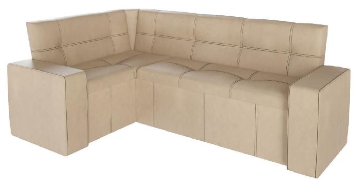 Кухонный уголок Квадро Тип 4 (7) (каркас скрытый, кожзам бежевый (Бон-мебель) )