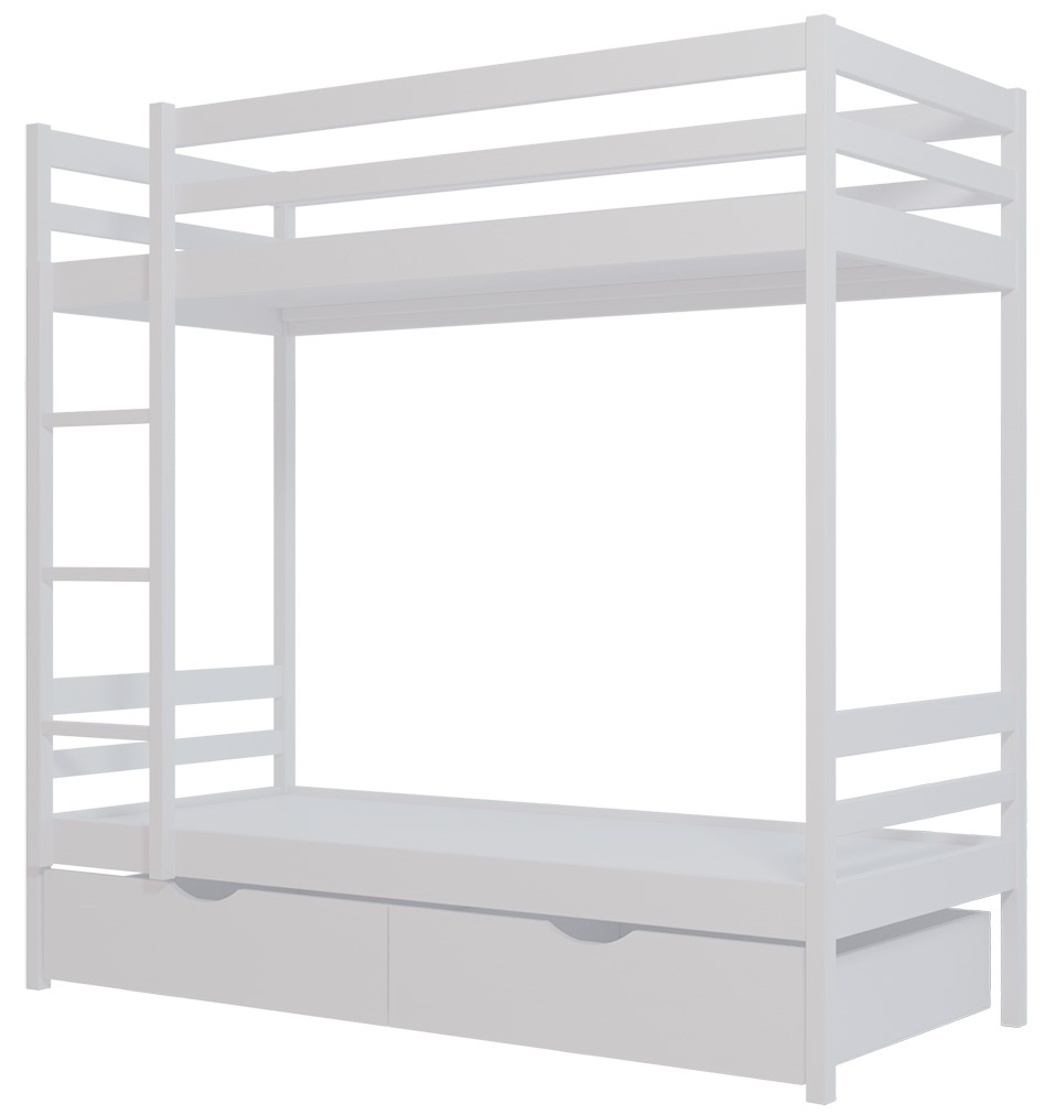 Фото Кровать двухъярусная №1 (СМ 80х190) с основанием от производителя Фант-мебель в Крыму по цене 28&nbsp;620 ₽