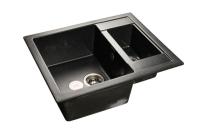 Мойка Granfest GF-Q610К (ГР 610х500хh200) (шир.ящ.min 600) (Цвет мойки черный) в Крыму от производителя в интернет магазине Планета Комфорта Мойка Granfest GF-Q610К (ГР 610х500хh200) (шир.ящ.min 600) (Цвет мойки черный) в Крыму от производителя