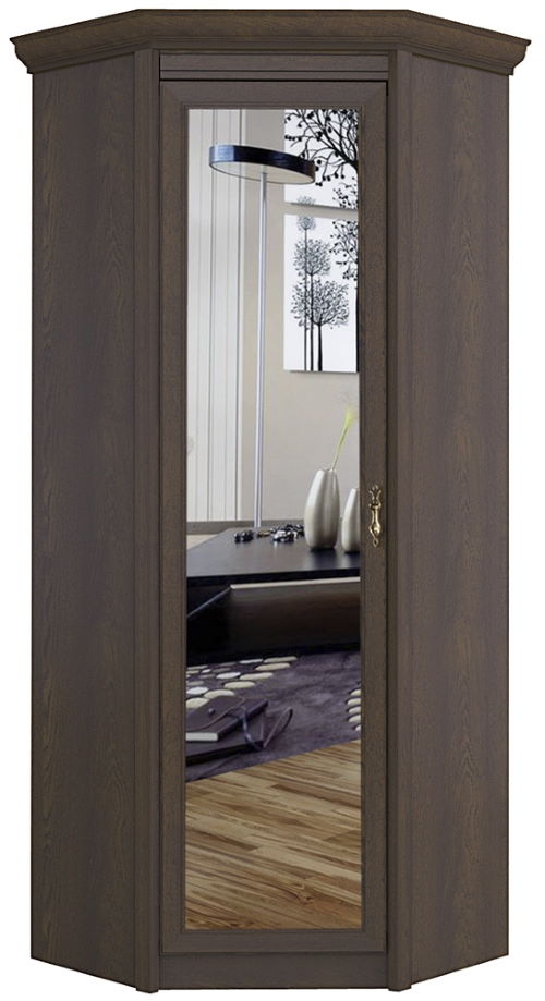 Фото Шкаф Флоренция 641 (87) угловой (с зеркалом) от производителя Яна в Крыму по цене 38 220 ₽