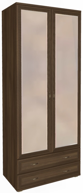 Фото Шкаф Карина ШК-1007 (90) двухдверный от производителя Лером в Крыму по цене 36&nbsp;540 ₽