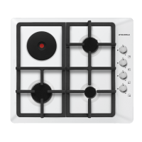 Варочная поверхность комбинированная 4-х комф. MEHE 64 97 (590х520) (Материал Металл , цвет белый) в Крыму от производителя в интернет магазине Планета Комфорта Варочная поверхность комбинированная 4-х комф. MEHE 64 97 (590х520) (Материал Металл , цвет белый) в Крыму от производителя